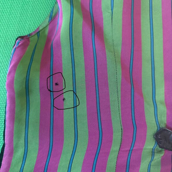 Gianni Versace Versus Black Velvet Vest Satin Back Buckle Belt Size 40/54 - Picture 5 of 6